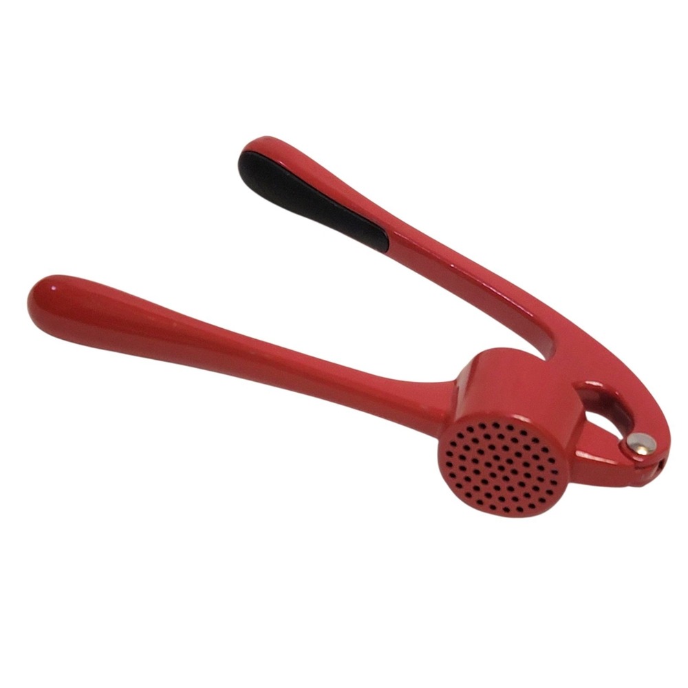 Zulay Red Garlic‎ Press Crusher Mincer Heavy Duty Metal Kitchen Gadget Tool
